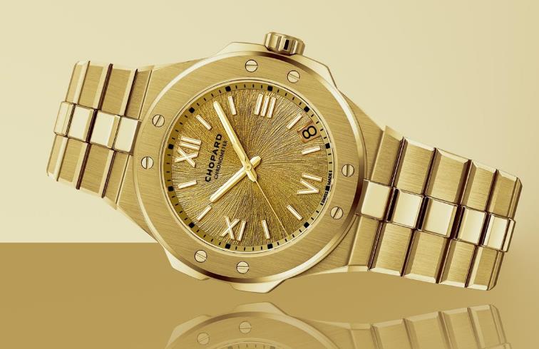 萧邦雪山傲翼系列41毫米纯黄金腕表，奢华无匹（图）